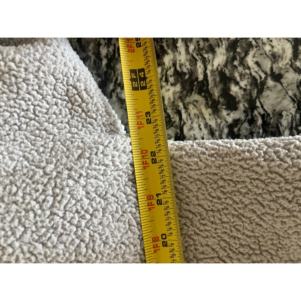 Love by Gap Cozy Sherpa Robe Womens XS/S Crystal Gray Tie Belt Waist Sleepwear - Picture 4 of 6